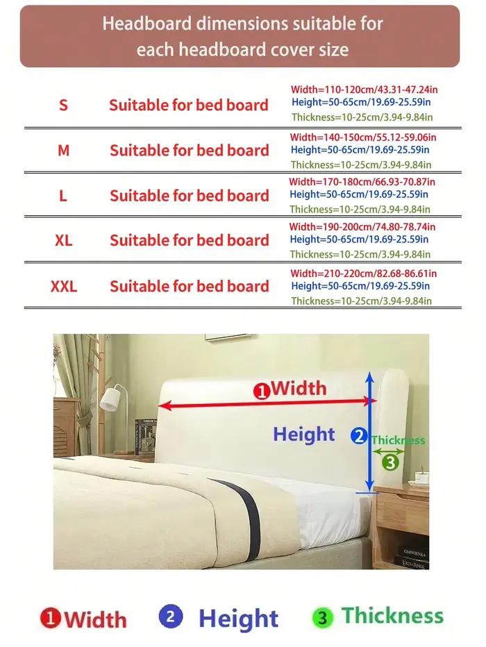 Nouvelle housse de protection universelle pour tête de lit