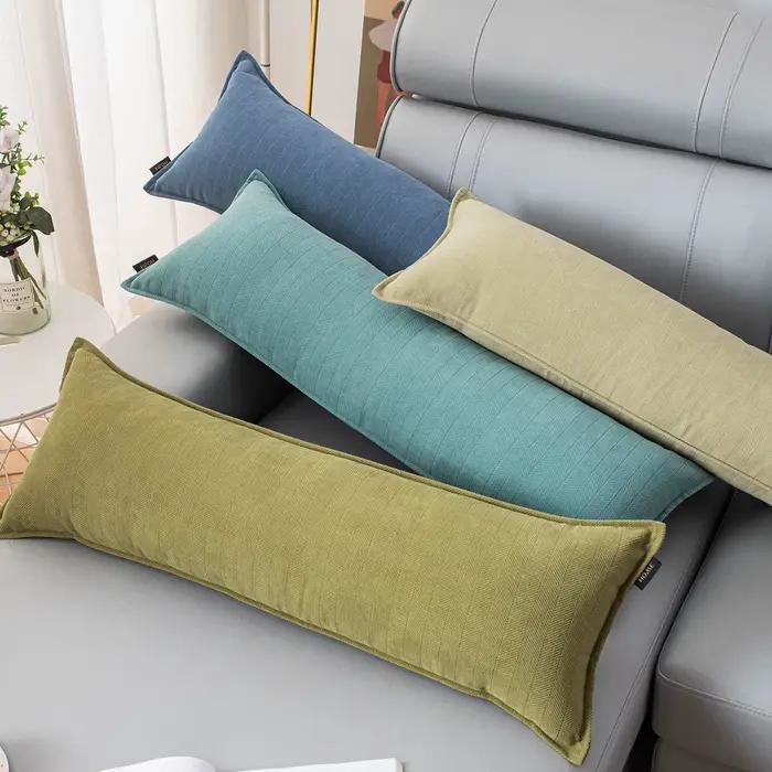 Housse de coussin solide 30x70/30x90/30x120cm