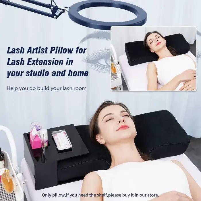 Oreiller de beauté pour Extension de cils, mousse à mémoire de forme, Support pour protéger le cou, accessoires de Salon de cils