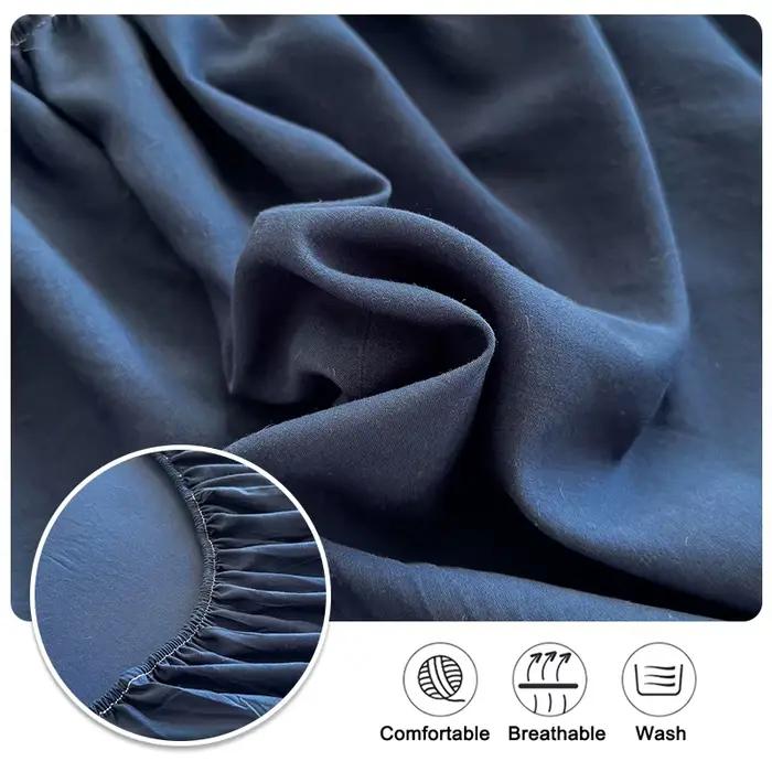 Housses de matelas de couleur unie