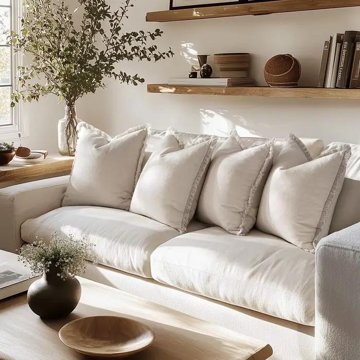 Housses de coussin décoratives pour canapé