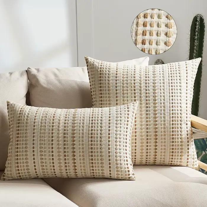 Housses de coussin Euro 60x60cm de qualité supérieure en lin