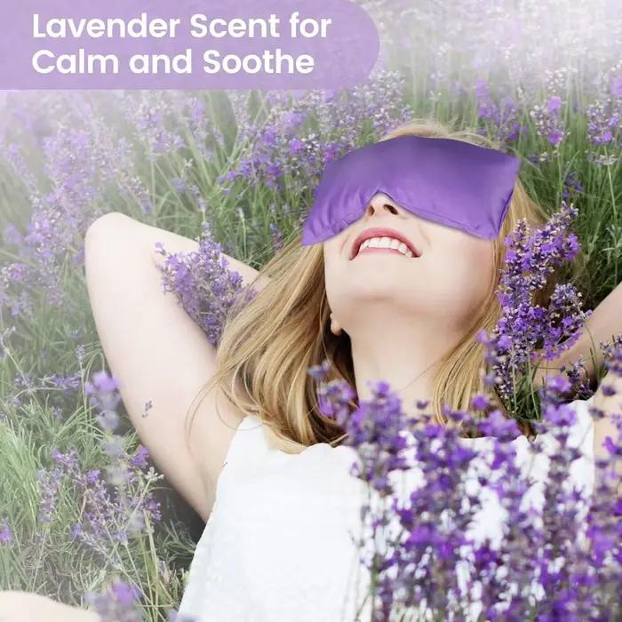 Oreiller pour les yeux lavande pour la relaxation
