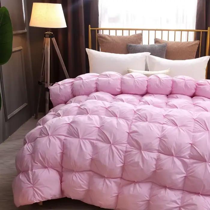 Couette en duvet d'oie et de canard blanc pour hôtel cinq étoiles
