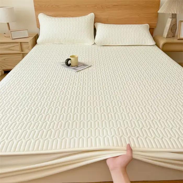 Protège-matelas matelassé imperméable et respirant