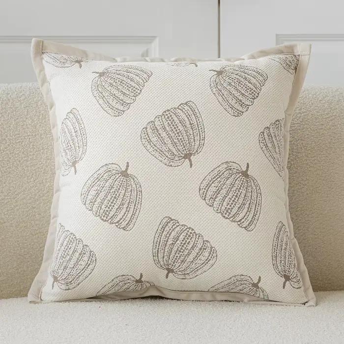 Housse de coussin décorative pour canapé français 45x45cm