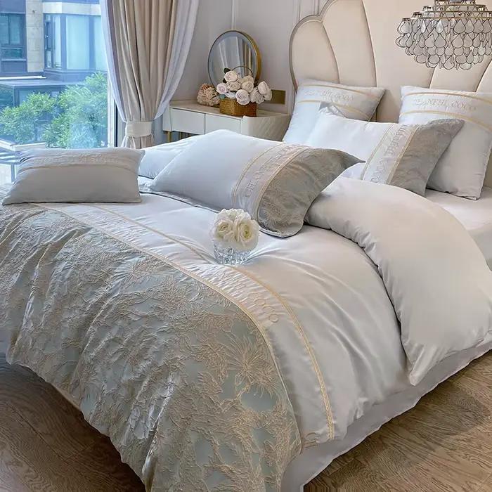 Housse de couette en coton épais et brossé