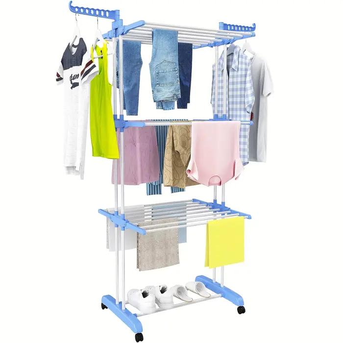Séchoir à linge pliable à 4 niveaux