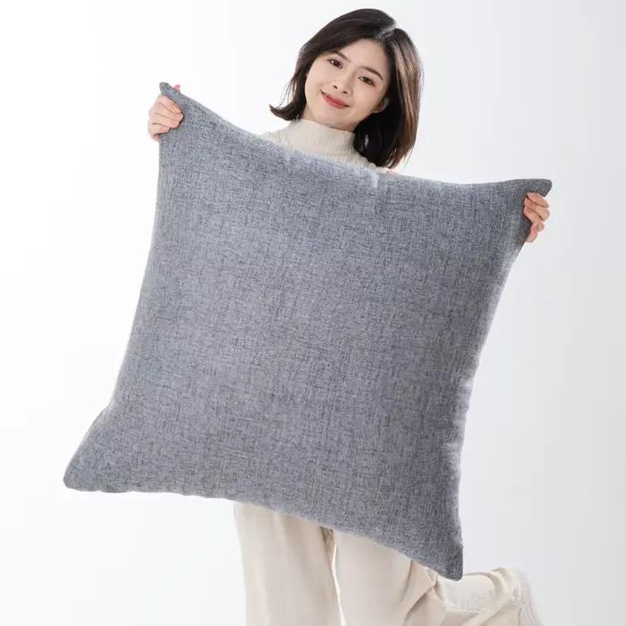 Housse de coussin en lin