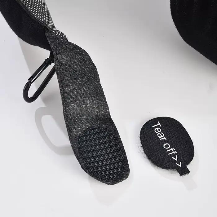 Oreiller en forme de U en mousse à mémoire de forme, pliable, Support de cou, voyage, avion, voiture, coussin de repos, doux, confortable, Portable