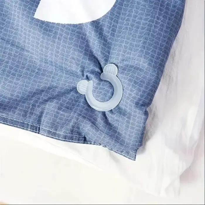 8 paires de clips de couette sans aiguille