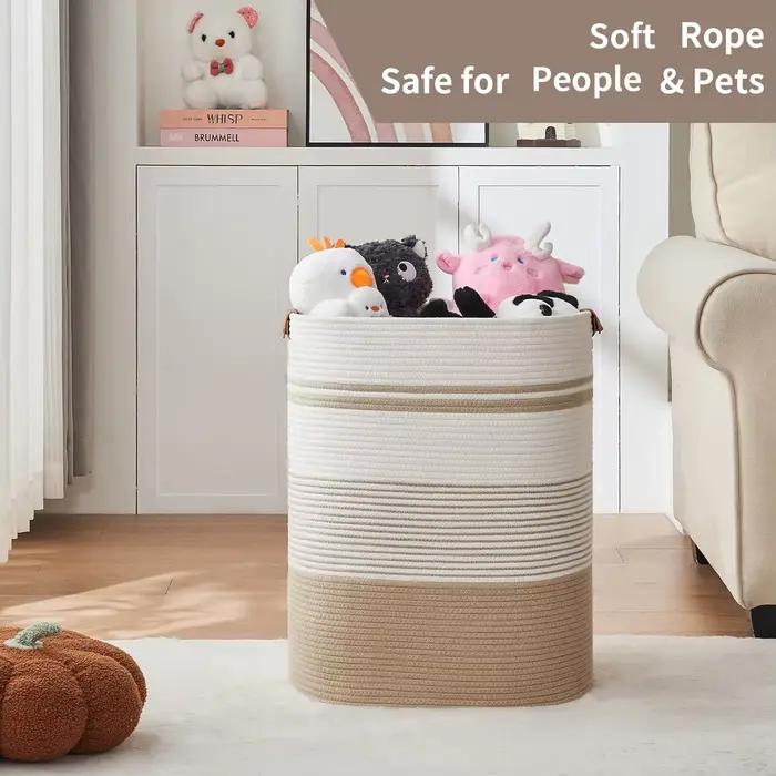 Panier à linge, panier à couvertures pour l'esthétique de la chambre