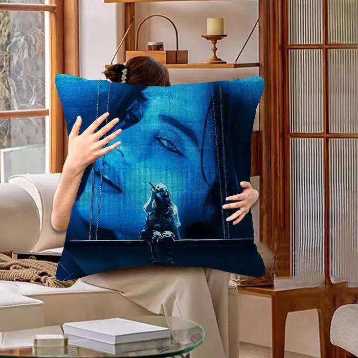 Housse de coussin décorative 45x45 cm pour canapé et lit