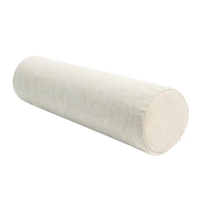 Coussin lombaire cylindrique confortable pour le dossier de canapé de bureau et le soutien des jambes