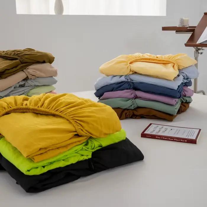 Drap-housse 100% coton avec bande élastique