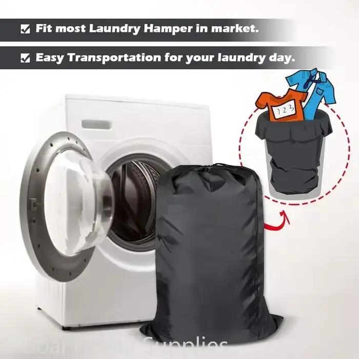 Sac à linge de voyage lavable avec ficelle de proximité