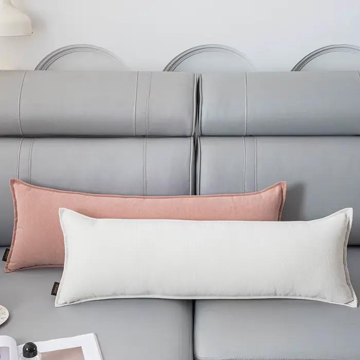 Housse de coussin solide 30x70/30x90/30x120cm