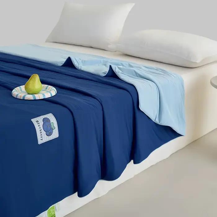 Couette d'été douce et respirante, légère et soyeuse, double face, rafraîchissante pour climatisation, pour lit Queen