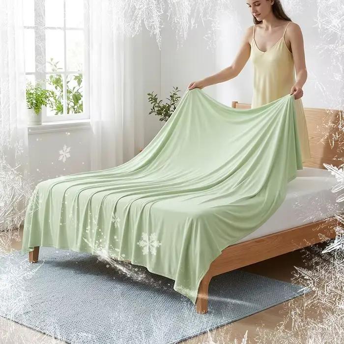 Couverture de lit d'été légère et respirante