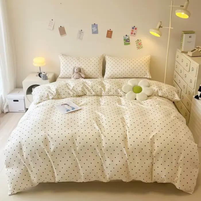 Ensemble de housse de couette en Satin 3 pièces (1 *