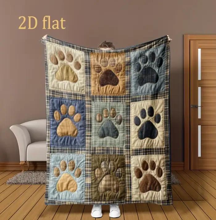 Couverture en polaire douce et confortable avec de jolis chats et des motifs floraux, idéale pour un canapé-lit ou dans le salon, elle est chaude et confortable.