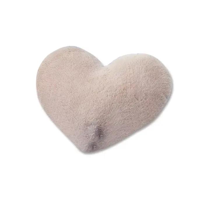 Housse de coussin en fausse fourrure de mouton