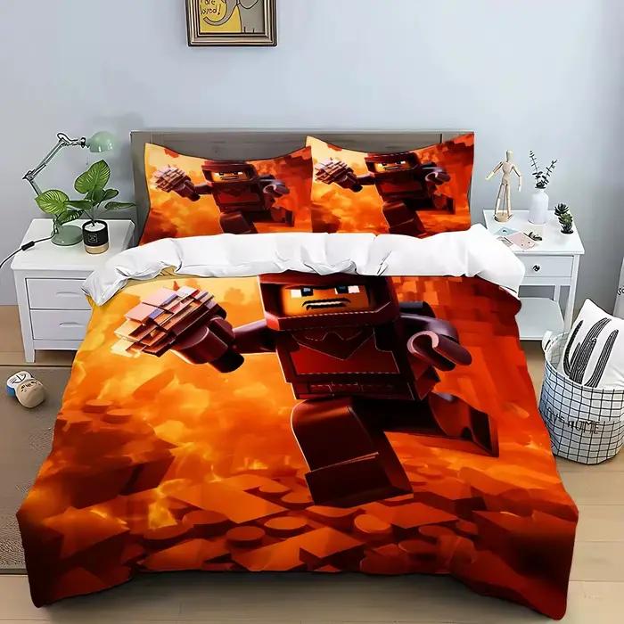 Housse de couette et taie d'oreiller Game Duvet Cover R-Robloxes