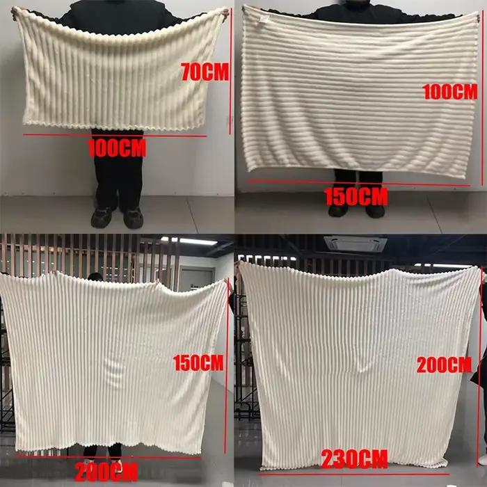 Couverture moelleuse douce et chaude pour lit