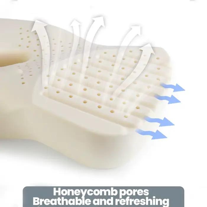 Oreiller cervical orthopédique en latex naturel premium
