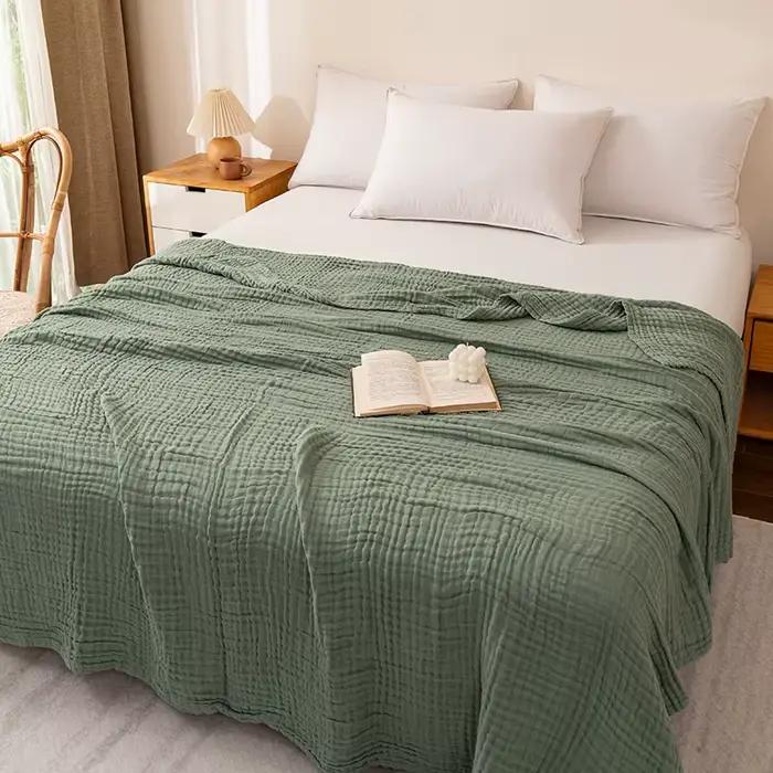 Couverture 100% coton, 4 couches