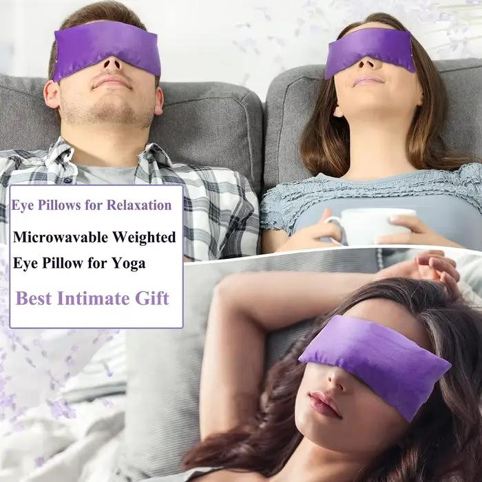 Oreiller pour les yeux lavande pour la relaxation