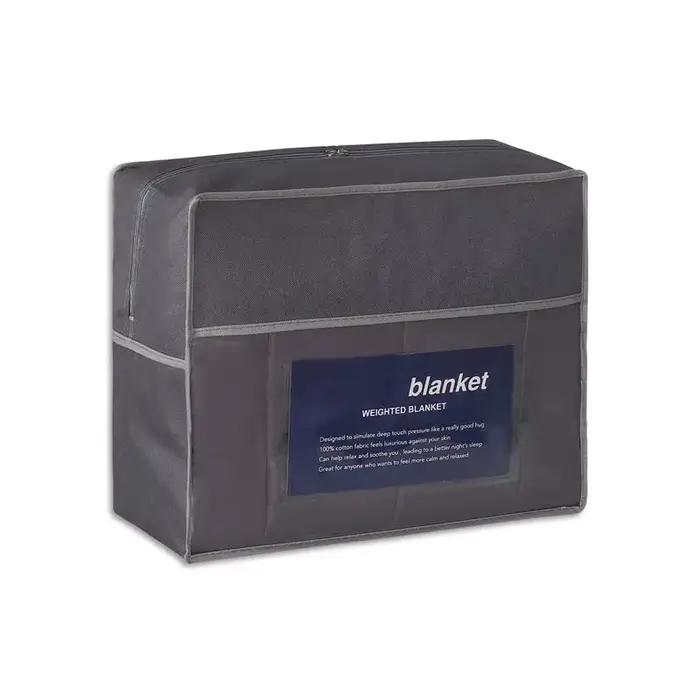 Couverture lestée en coton doux pour adultes