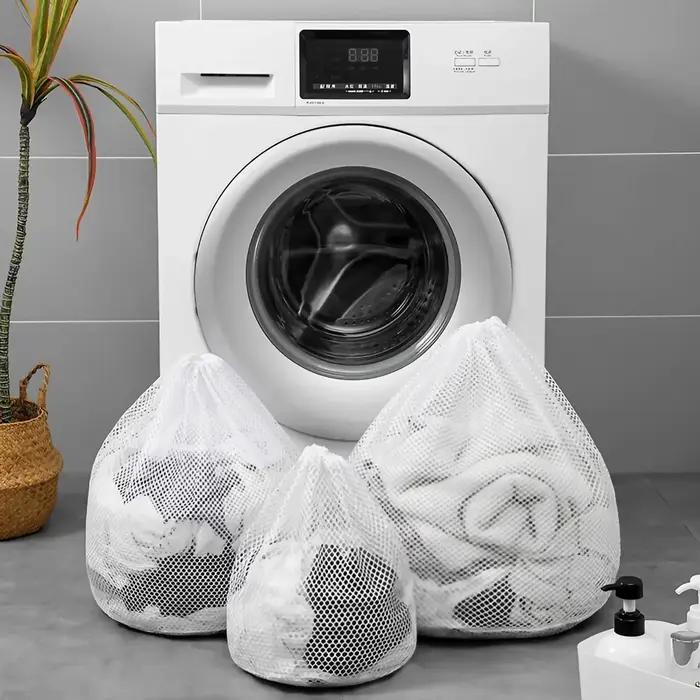 Sac à linge à cordon de serrage
