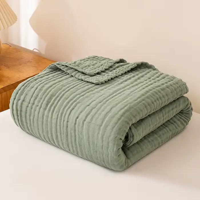 Couverture 100% coton, 4 couches
