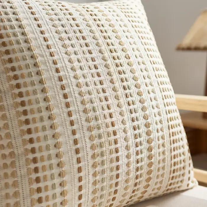 Housses de coussin Euro 60x60cm de qualité supérieure en lin