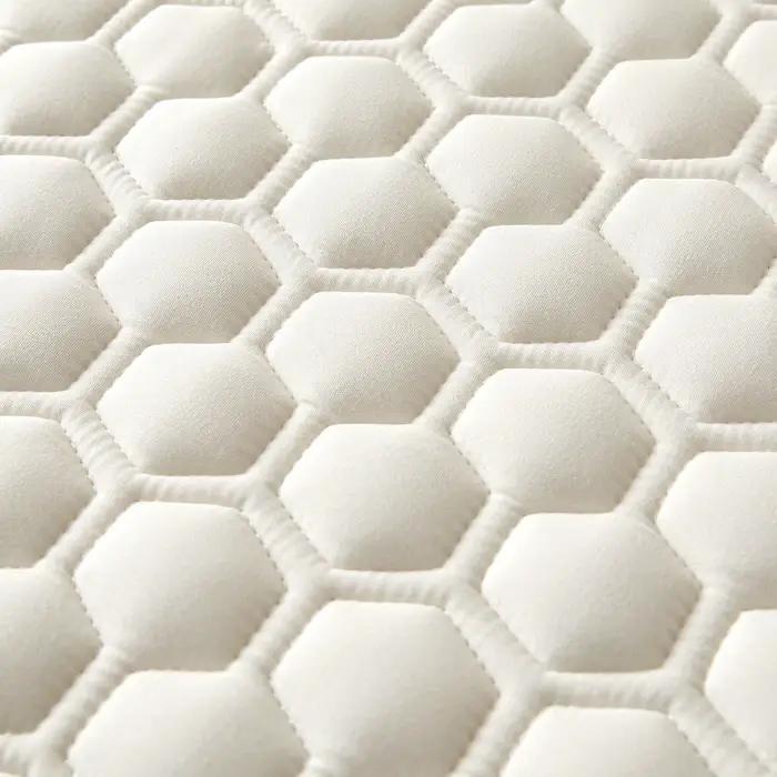 Protège-matelas imperméable doux et confortable, housse de matelas matelassée de couleur unie avec sangle élastique, pour lit simple ou double
