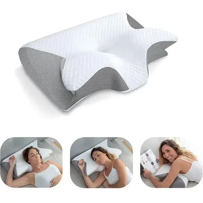 Oreiller ergonomique orthopédique pour le cou