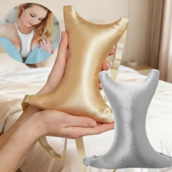 1/2 pièces oreiller de soutien thoracique anti-rides, pour dormir sur le côté, atténue les rides du buste, lavable, outil de massage et de soin