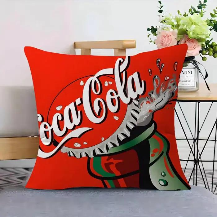 Housse de coussin Coca-Cola pour cadeaux