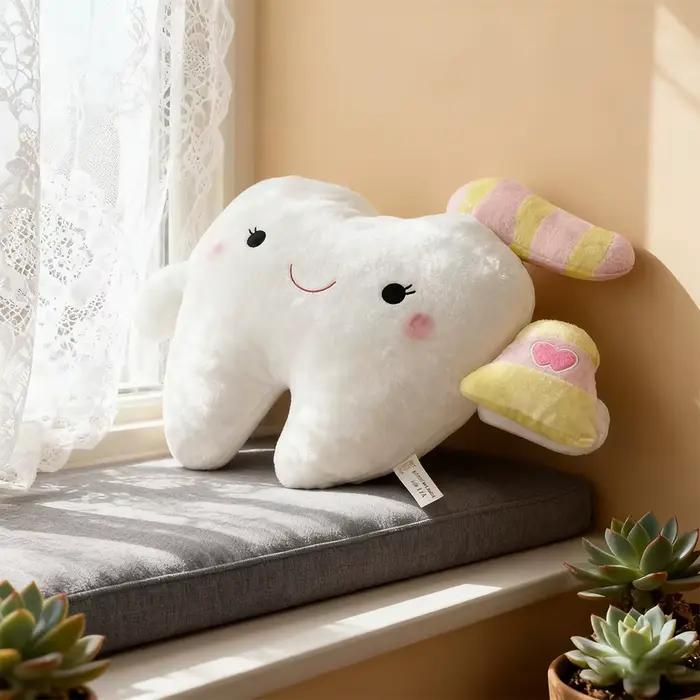 Coussin de canapé en forme de dent