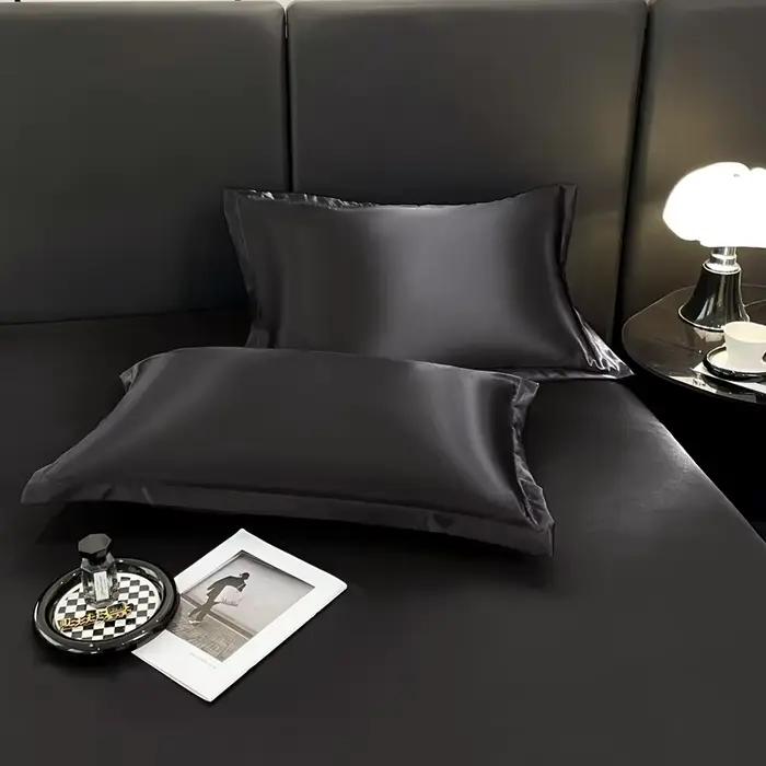 Drap plat en satin de luxe