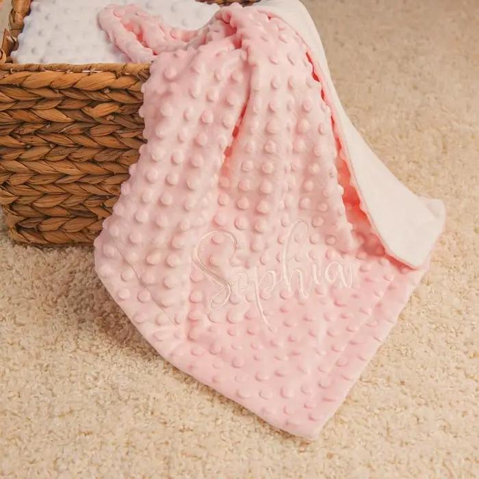 Couvertures personnalisées pour bébé avec nom