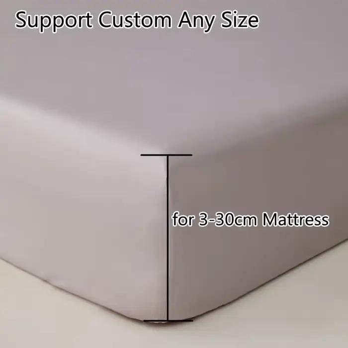 Drap-housse 100% coton égyptien, housse de matelas avec bandes élastiques, drap de lit antidérapant réglable, 800 fils, 140/160/200cm