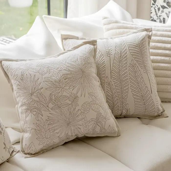 Housse de coussin décorative pour canapé français 45x45cm