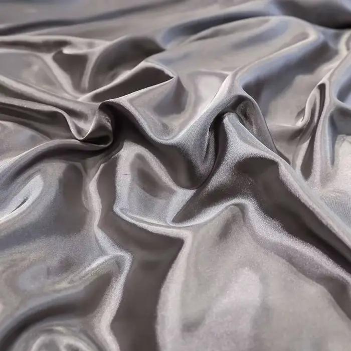 Draps de lit d'été en satin de soie – Drap plat uni