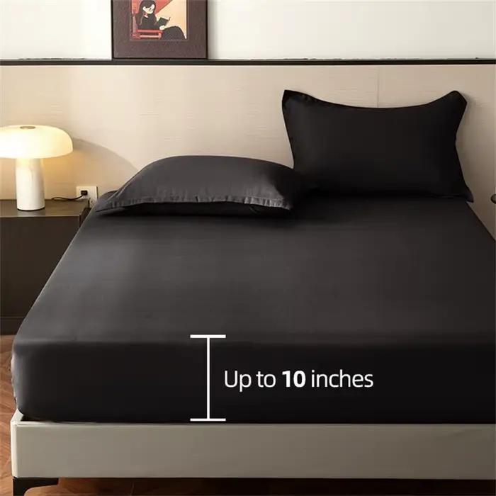 Drap De Lit doux avec bande élastique