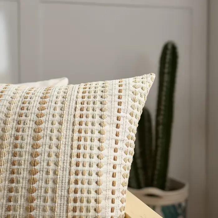 Housses de coussin Euro 60x60cm de qualité supérieure en lin