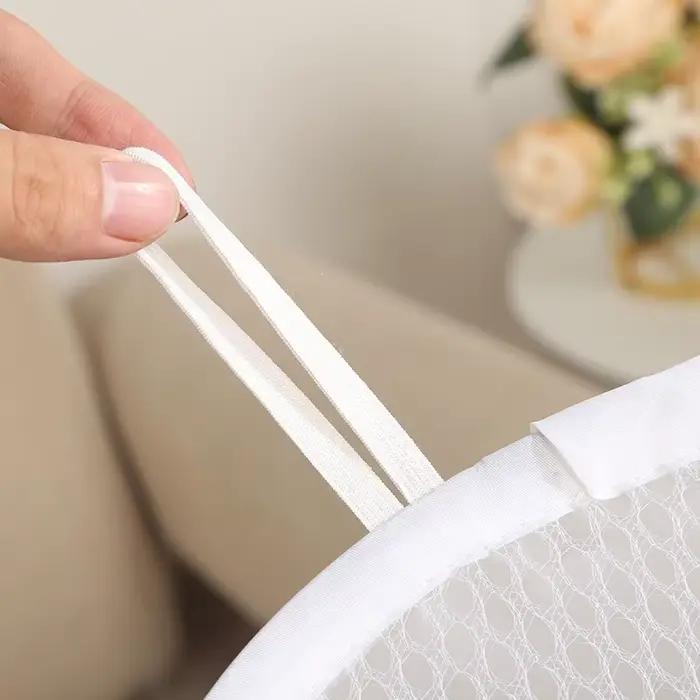 Panier à linge sale grande capacité en maille