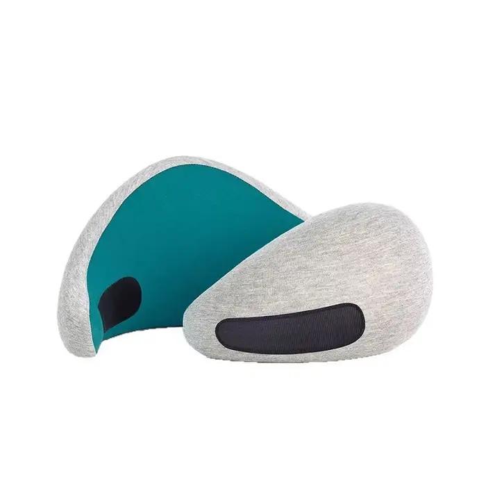 C0Q – oreiller cervical de voyage, Support à 360 degrés pour la sieste au bureau, le vol en avion, confortable et Portable, repose-cou en forme de U