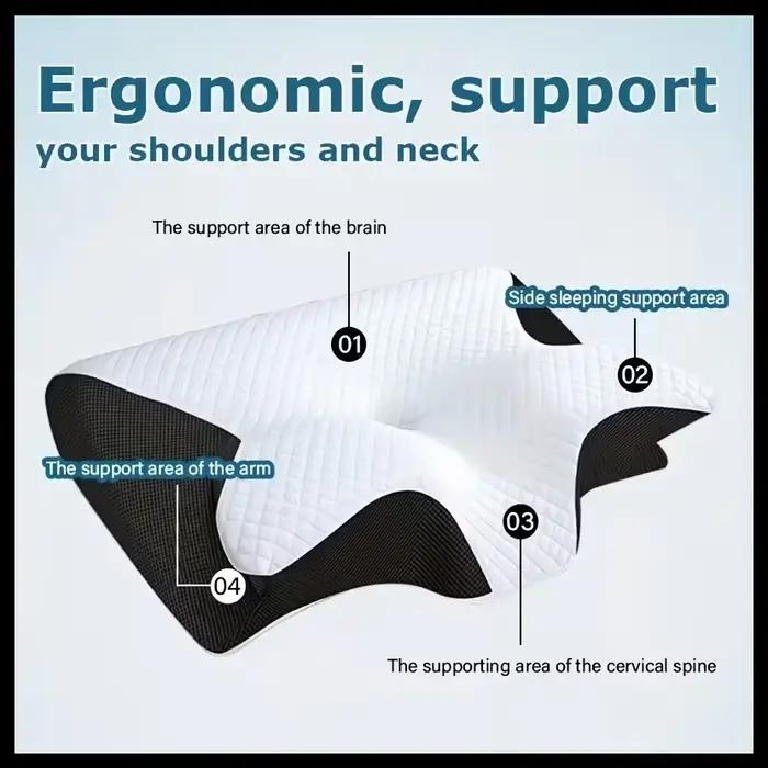 Oreiller cervical en mousse à mémoire de forme
